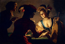 Gerrit van Honthorst, Le Marieur (ca. 1625)