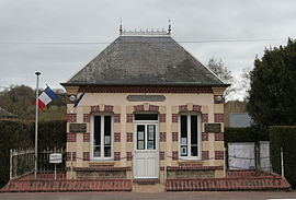 The town hall in Danestal