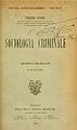 Sociologia criminale, 4° edition, 1906