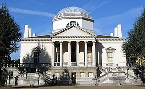 Chiswick House (1729), à Londres.