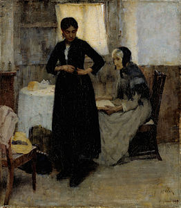 Sortie dans le monde (1889), Helsinki, musée Ateneum.