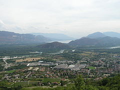 Vue depuis le Grand Colombier : Culoz.