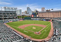 Oriole Park at Camden Yards in 2021