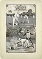 Image 11By the 1860s Civil War, baseball (bottom) had overtaken its fellow bat-and-ball sport cricket (top) in popularity within the United States. (from History of baseball)