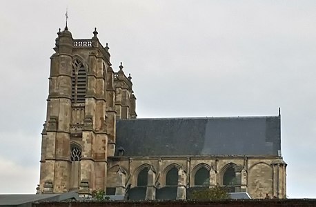 Abbatiale de Corbie, façade sud.