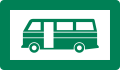 Green minibus stand