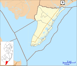 West Wildwood is located in Cape May County, New Jersey