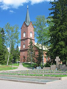 L'église de Mäntsälä.