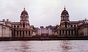 Old Royal Naval College and the Queen's House as viewed from the river