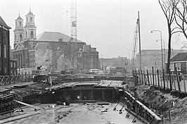 Bouw van brug 157 vanaf 1967