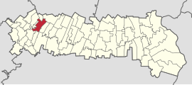 Location in Ialomița County