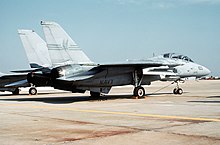 NL-103, an F-14A of VF-51 at Andrews AFB in 1993.