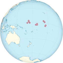 Localização do, de República de Kiribati