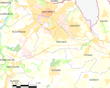 Carte de la commune.