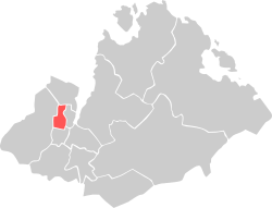 Location within Sandnes municipality