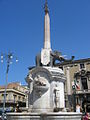 Fontana dell' Elefante, Catania, Italië (1736), Giovanni Battista Vaccarini