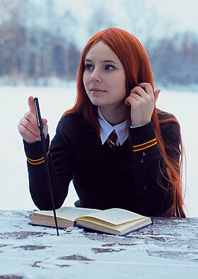 Cosplay de Ginny Weasley.