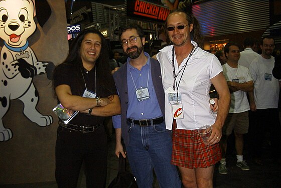 Ion Storm employees at E3 2000.