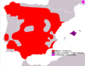 Aire de répartition du Lièvre ibérique