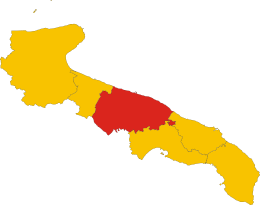 Città metropolitana di Bari – Mappa