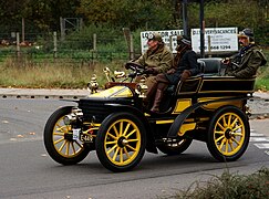 Tonneau Wolseley 10hp à deux cylindres, 1903.