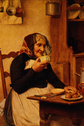 Albert Anker: La merienda de la abuela (hacia 1880).