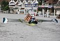 Racing in a "regatta" at Henley, England