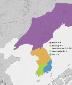 Taebong at its height in 915.