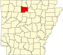 Koartn vo Searcy County innahoib vo Arkansas