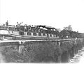 Passenger (packet) boat on the Monocacy Aqueduct of the Chesapeake and Ohio Canal