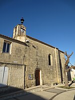 Église Saint-Géraud vue depuis la place éponyme.