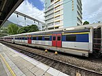 MLR First Class carriage 436 at Kowloon Tong station in June 2021