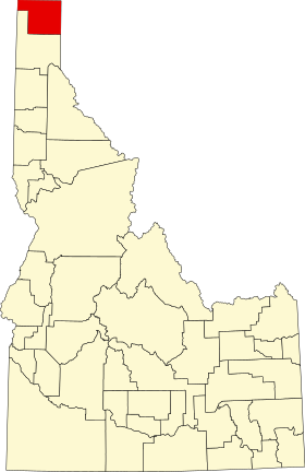 Localisation de Comté de Boundary(Boundary County)