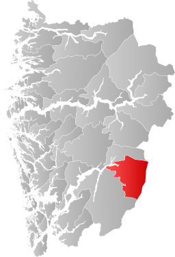 Eidfjords kommun i Vestland fylke.