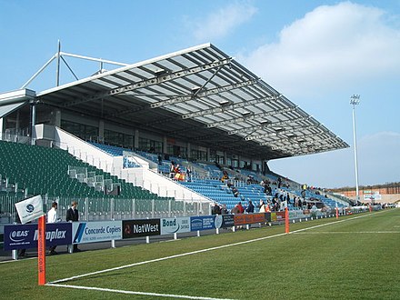 Sandy Park se hoofpawiljoen