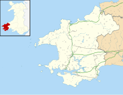 Thornton is located in Pembrokeshire