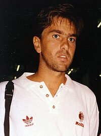 Alessandro Costacurta vuonna 1992.