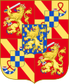 Arms of William VI as sovereign prince of the Netherlands.[52]