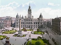 George Square tra il 1890 e il 1905