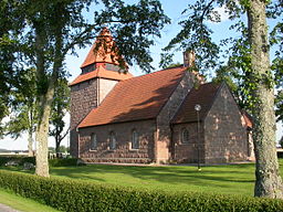 Härjevads kyrka i granit från 1915