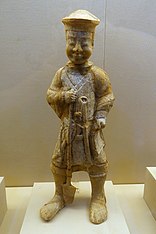 A laborer, unearthed from a tomb of Xinjin County, Sichuan