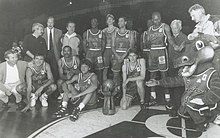 L'équipe du Limoges CSP championne de France 1994