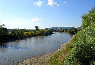 Râul Mureș la Simeria