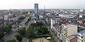 Downtown Yangon, facing Sule Pagoda ve Hlaing Nehri