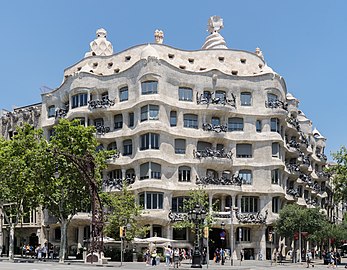 Casa Milà in Barcelona by Gaudí (1906–1912)[116]