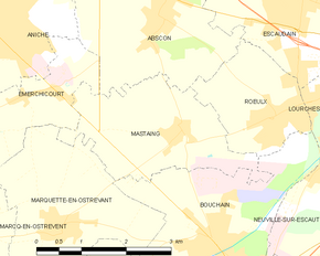 Poziția localității Mastaing