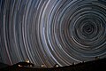 Image 49Starry circles arc around the south celestial pole, seen overhead at ESO's La Silla Observatory. (from Earth's rotation)