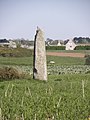 Le menhir d'Irvit.