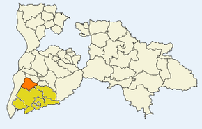 Poziția Buggingen pe harta districtului Breisgau-Hochschwarzwald