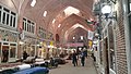 Mozaffarieh, a major row for hand woven rugs in Tabriz Grand Bazaar.